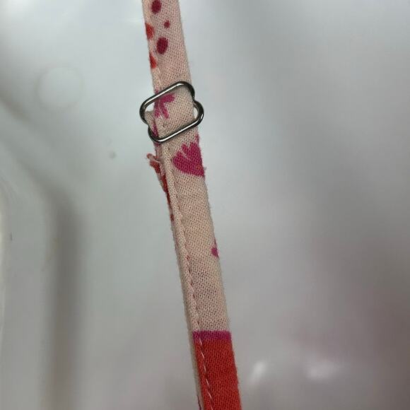 Angie Orange Floral Dress size L - Picture 5 of 8